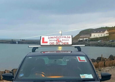 roofsign on roof bar for I can drive driving instructor