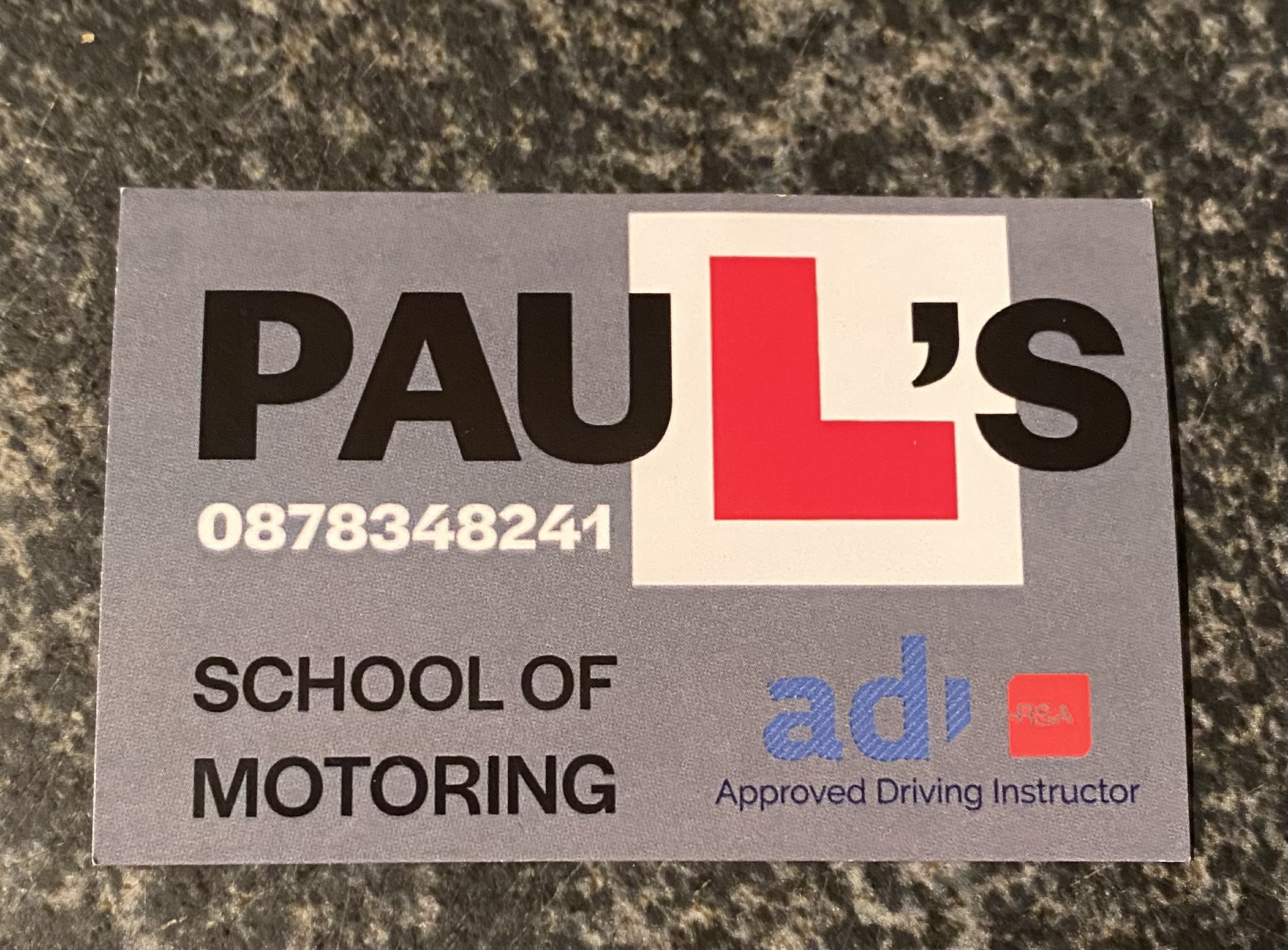 Paul Nolan Paul’s School of Motoring
